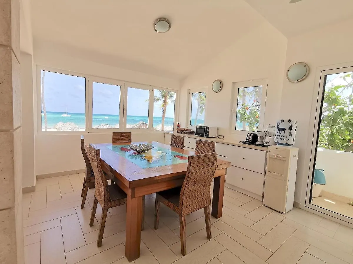 بونتا كانا Hermosa Villa Frente Al Mar En Playa Bavaro 10 Huespedes Wifi Bbq